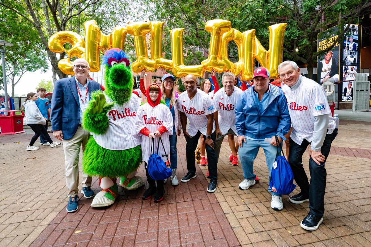 PhilliesCBP's tweet photo. We are proud to welcome our 3 MILLIONTH fan of the season to the ballpark this evening! ❤️💙 https://t.co/thijOwDblF
