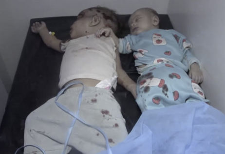 justfp's tweet photo. Death toll reportedly rising from US-assisted Saudi regime strikes on Yemen

We need an investigation about whether US targeting assistance was used in strikes that allegedly killed these Yemeni babies

Congress must pass SJRes 216 to block sale of 10,000 bombs to Saudi regime! https://t.co/goChBo7S10