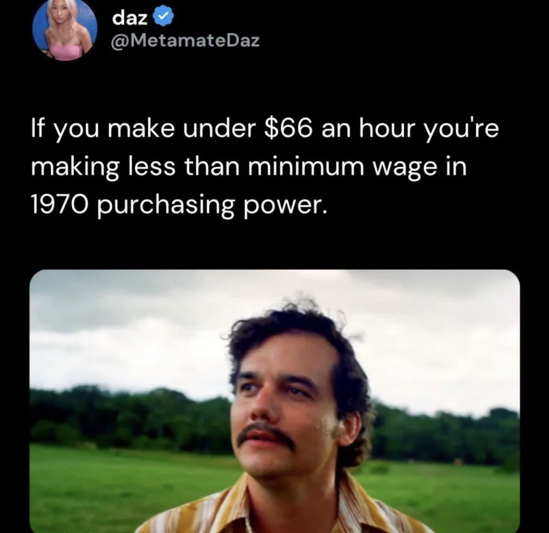 ATLCWorker's tweet photo. Making under $66 an hour today would indeed be considered below minimum wage in terms of purchasing power. https://t.co/tD2KcgsU0G
