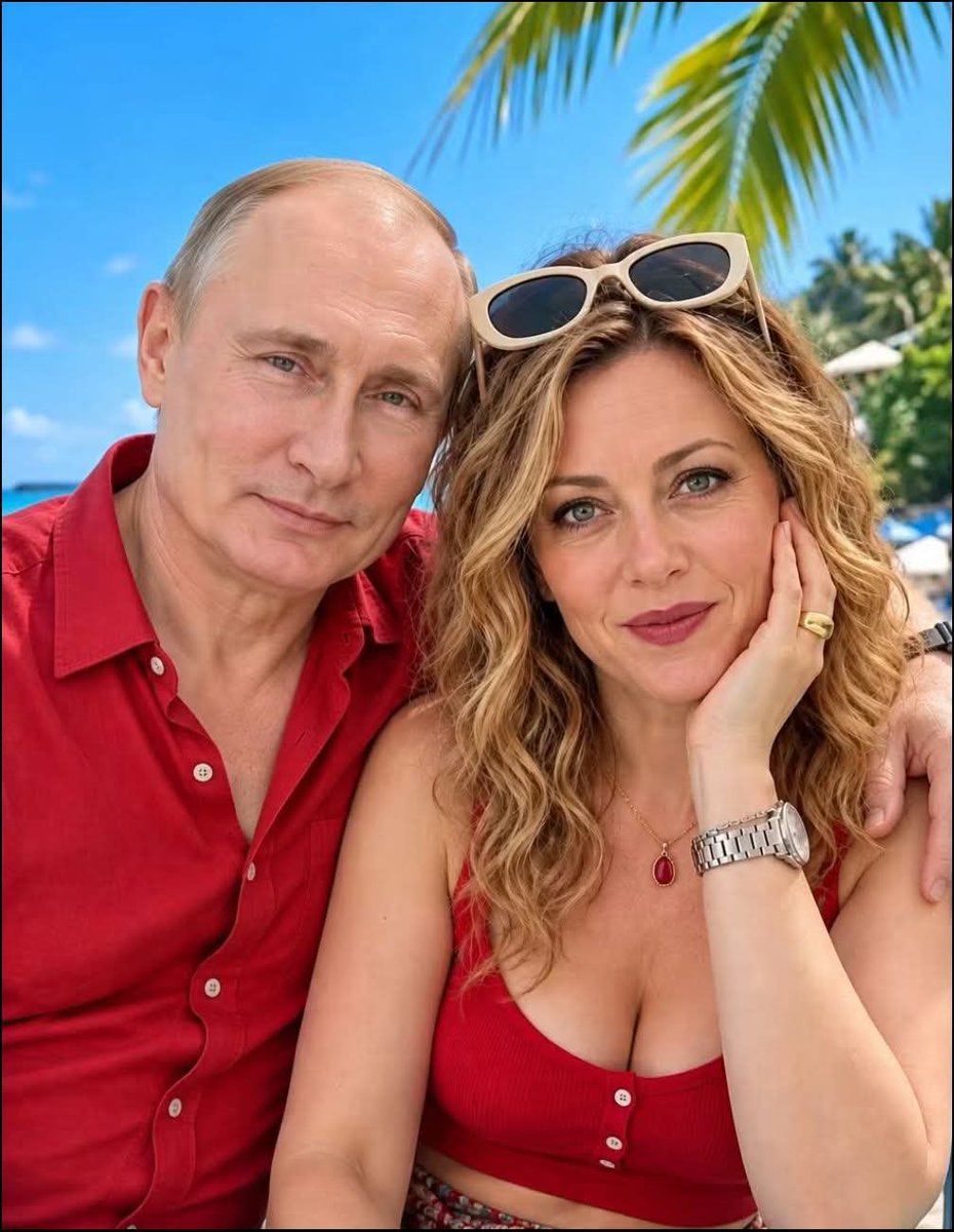 AmariaPanzetta's tweet photo. @KremlinRussia_E
Tropical Couple Vibes 🌴❤️
A vibrant AI beach couple moment with a summer vibe. ☀️🌊
AI-generated/AI-edited image for entertainment.
#Tags:
#AICouple #AIModel #AIArt #BeachVibes #SummerStyle #AIPhoto #RealisticAI #Trending #Viral #Reels #Shorts https://t.co/Irk8jP1ghI