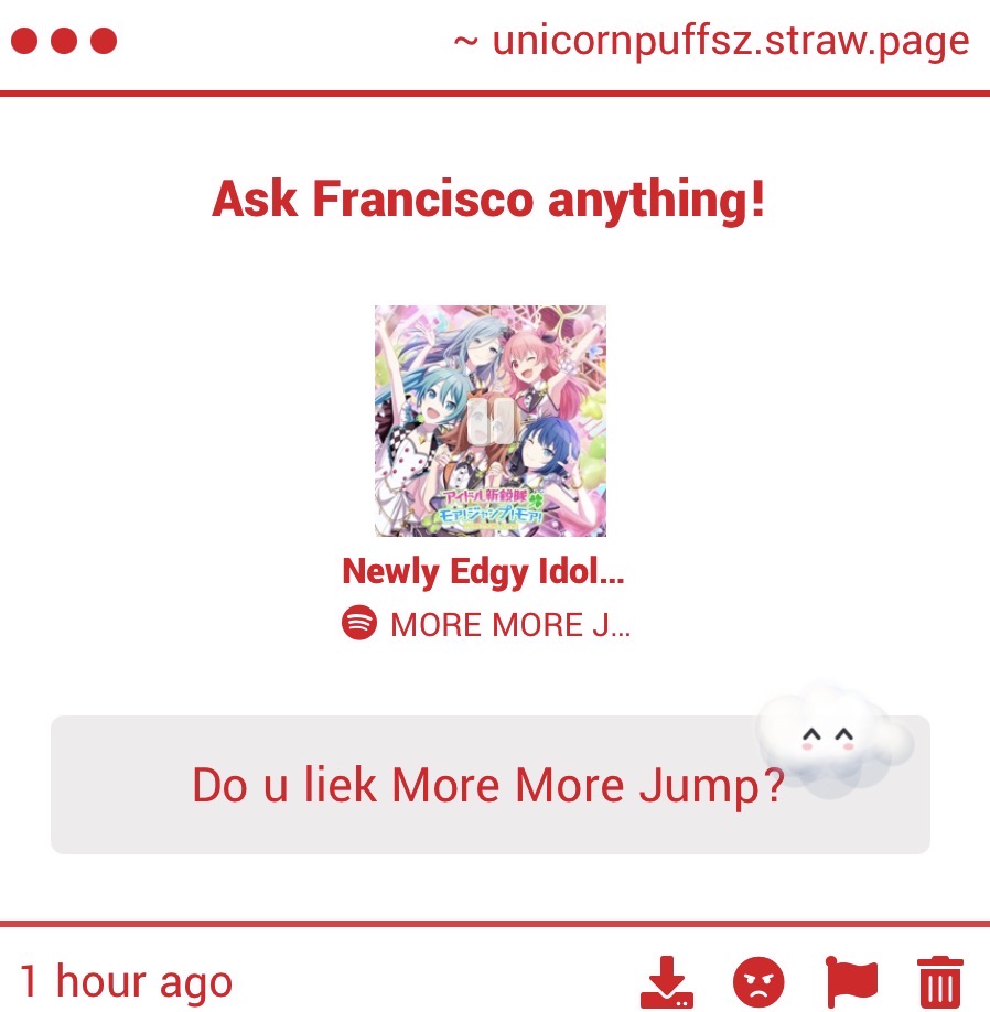 unicornpufffs's tweet photo. I’ve never heard of it but I like their voices so #cheary https://t.co/XqPw8pgAJe