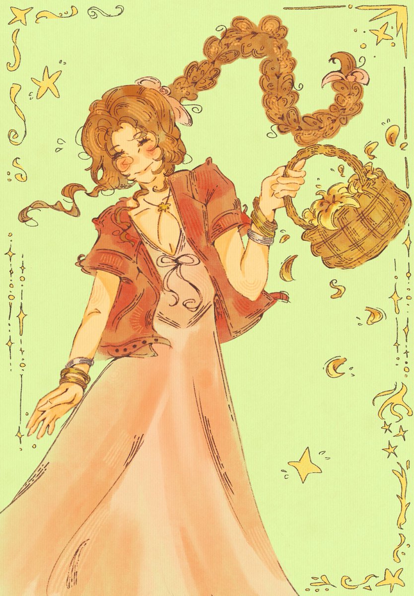 swiworm's tweet photo. #aerith 💗 https://t.co/C1v8b1XeGI