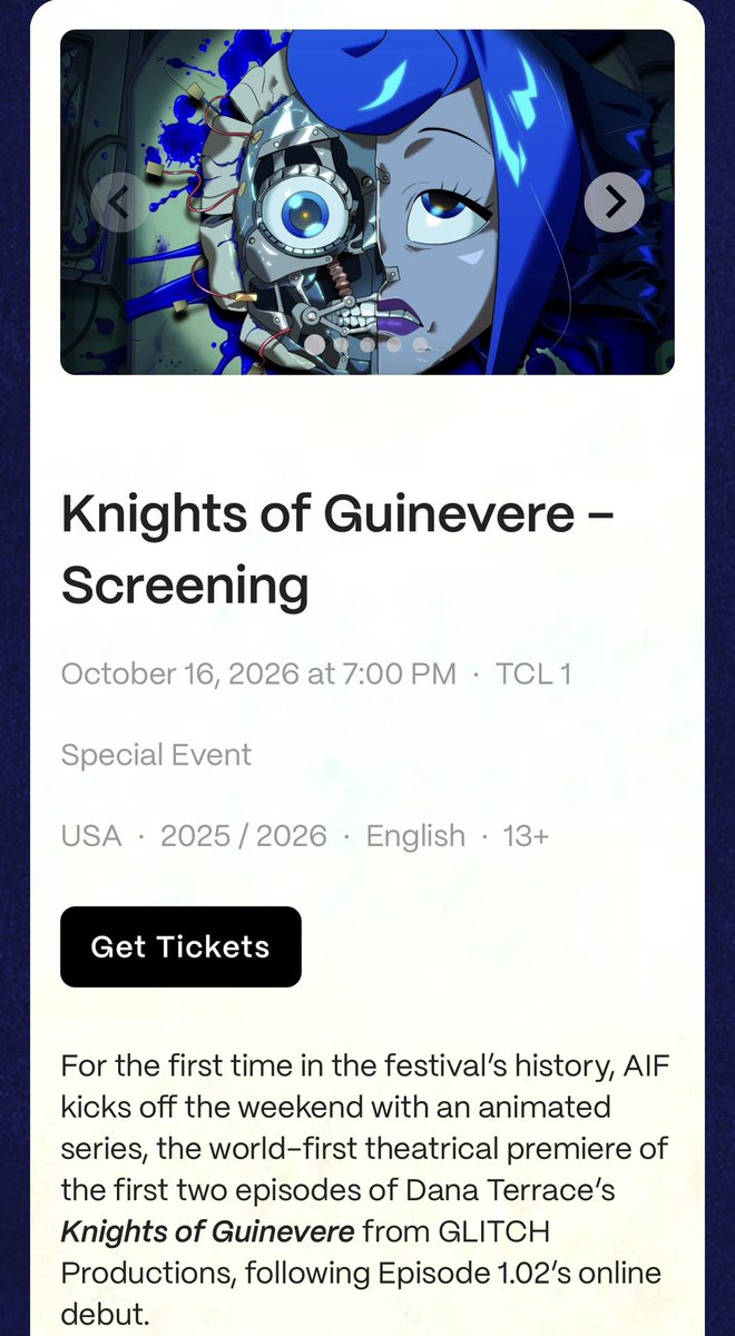 tohacervo's tweet photo. KOG EMERGENCY! Ao que tudo indica, os três primeiros episódios de Knights Of Guinevere chegarão muito em breve. Os dois primeiros episódios de KOG serão exibidos no Animation Is Film. + https://t.co/2yCJZW36zk