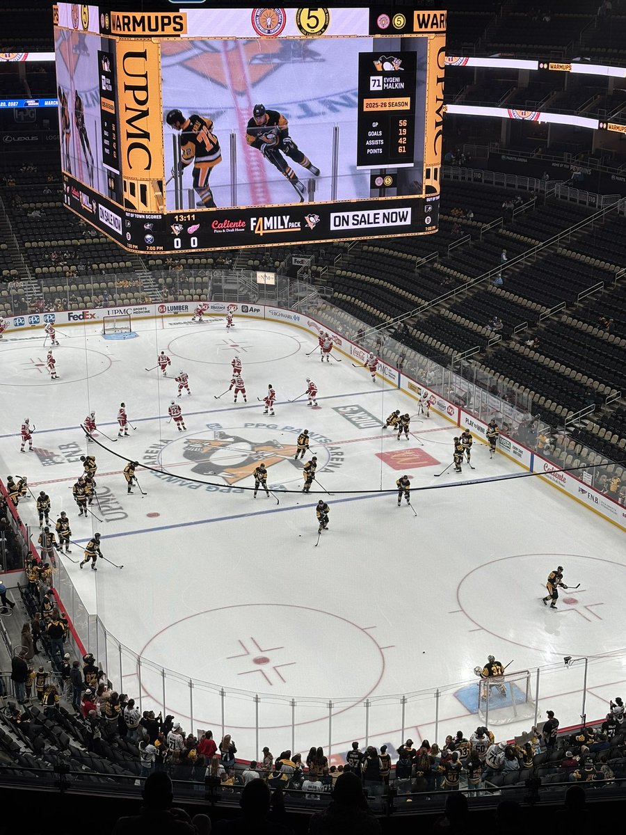 RinMyFeels's tweet photo. Pens game for my bday! :) https://t.co/lnqn3SqQJL