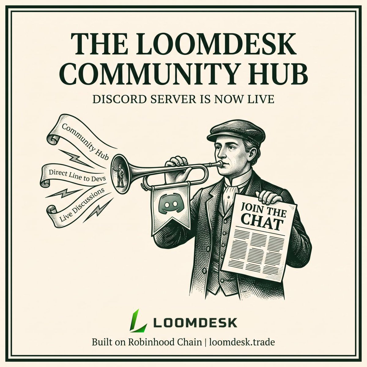 loomdesktrade's tweet photo. LoomDesk is on Discord now.

Ask questions, catch updates early, and talk to the team there instead of only following the timeline.

https://t.co/Z560QIbjms https://t.co/sOROPlbAn6