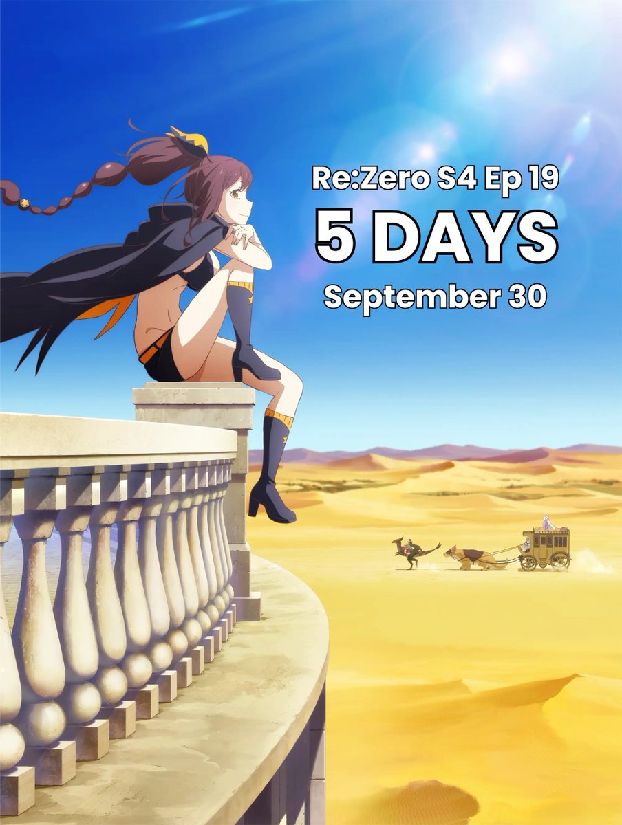 JanchoRZ's tweet photo. #ReZeroS4Ep19

5 DAYS UNTIL THE GREATEST SEASON FINALE IN ANIME HISTORY https://t.co/8TdndFOfbi
