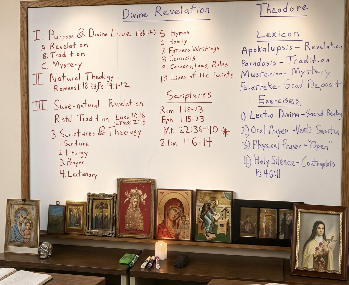 Trad_Teodor's tweet photo. I taught last night on Divine Revelation!  Glory to God in His wisdom! https://t.co/nn4sQppuSb
