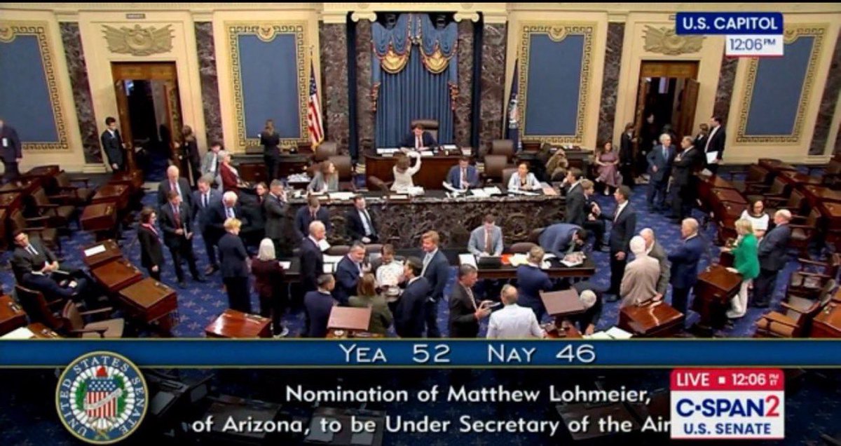 WHGrampa0's tweet photo. 🚨 BREAKING: Lt. Col. Matthew Lohmeier, who Biden FIRED for exposing rampant DEI in the Pentagon, has just been confirmed by the Senate as Under Secretary of the Air Force

WHAT A COMEBACK! 🔥

Well deserved, @matthewlohmeier! 👏

W.H.G https://t.co/ZdKMjx5zGb