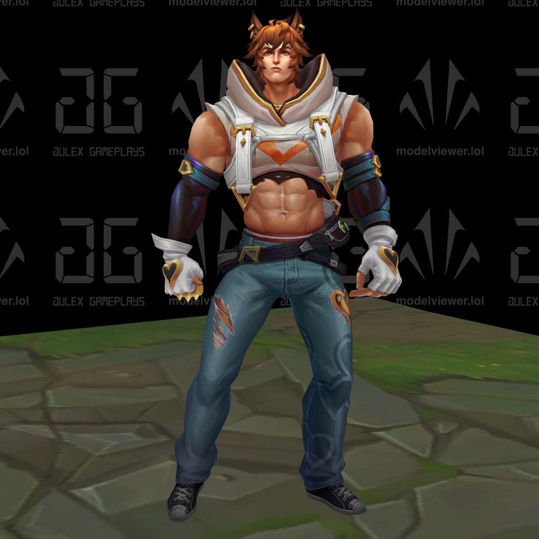 Julex_Gameplays's tweet photo. Prestige HEARTSTEEL Live My Life Sett model in-game https://t.co/6k8LILrDL1