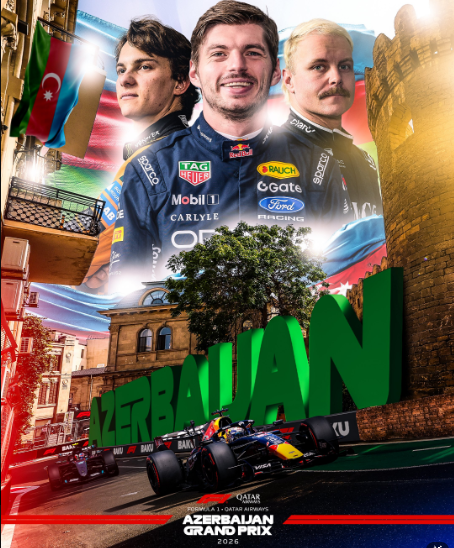 MenaoPower's tweet photo. El GP de Azerbaiyán se correrá el sábado 26 de septiembre a las 06:00 de Ecuador, no el domingo. El cambio se debe al Día del Recuerdo en Azerbaiyán. Bakú vuelve con horario atípico y promesa de caos. 😮‍💨

#MenaoPower #Formula1 #F1 #GPdeAzerbaiyan

Fuente: F! https://t.co/BbN3Gteqz5