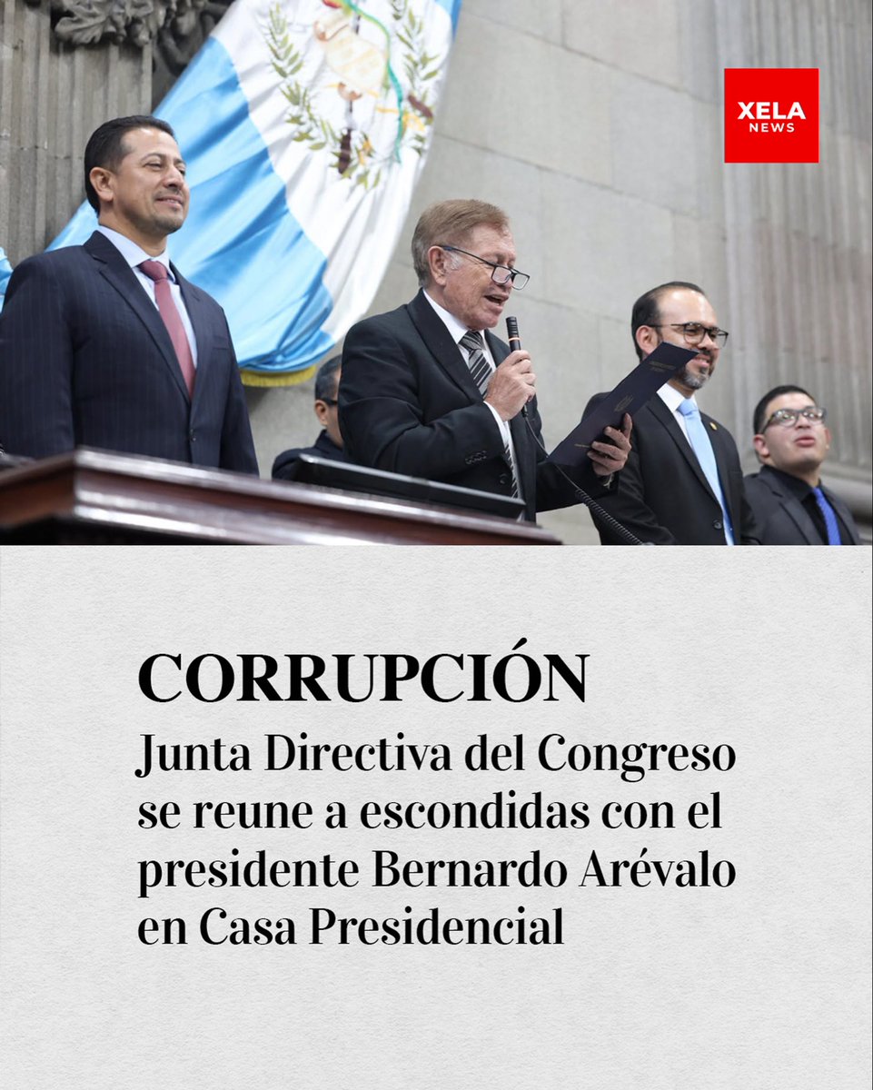 XelaNewsGt's tweet photo. #UrgenteCOMPARTAN A ESCONDIDAS Y A PUERTA CERRADA: NEGOCIAN NUEVAS MEDIDAS PARA LOS COMBUSTIBLES
Mientras los guatemaltecos enfrentan el incremento en los precios de los combustibles y el encarecimiento de la canasta básica, integrantes de la Junta Directiva del @CongresoGuate, encabezada por el diputado @_ContrerasLuis y de la que forma parte el primer vicepresidente el diputado vinculado con el narco, @Nery_RamosR, sostuvieron una reunión A ESCONDIDAS con el presidente @BArevalodeLeon para abordar la crisis de los combustibles.

El encuentro ocurre en medio de la discusión sobre el Decreto 21-2026, que contempla Q2,500 millones para un mecanismo de estabilización de precios, y mientras los diputados analizan nuevas alternativas, entre ellas la reducción o suspensión temporal de impuestos a los combustibles.
La pregunta que queda sobre la mesa es: ¿qué están negociando a puerta cerrada y cuánto más dinero público se pretende destinar para enfrentar el alza de los combustibles?
Desde XELA NEWS estaremos dando seguimiento a las decisiones que tomen el Ejecutivo y el Legislativo y a cualquier nuevo acuerdo que implique el uso de recursos públicos.
#Florecerás 🇬🇹🌱
#XELAnews 🇫🇷
Noticias sin injerencias.