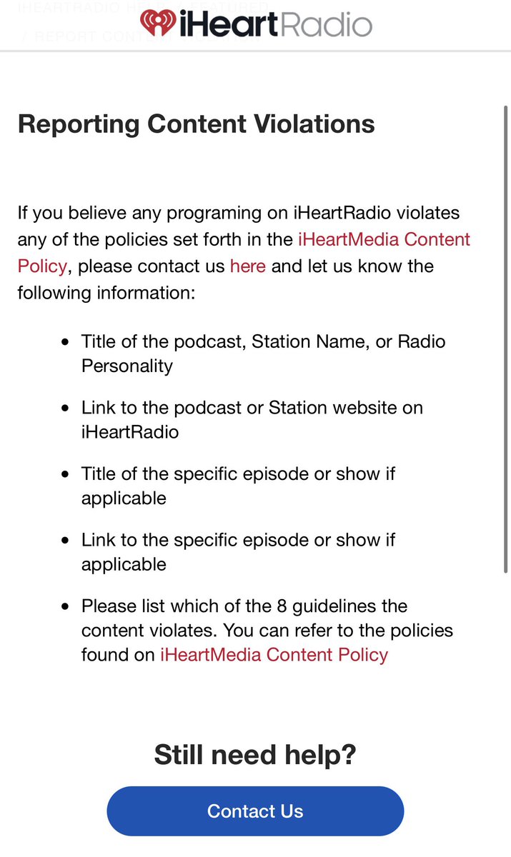 kookrirang's tweet photo. their gross behaviour directly goes against iHeartRadios content policies, so here is where you can file a complaint; https://t.co/JWkXKi0LnF

Podcast 🔗: https://t.co/9eFWYOAz96
Episode 🔗: https://t.co/vNTVx8ESnp

the video will be in the replies https://t.co/Guh6sTf4A4