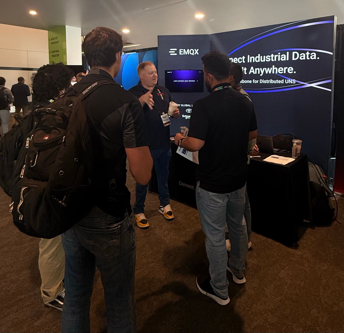 EMQTech's tweet photo. Day one of #ICCUnleashed is well underway! Great to reconnect with familiar faces and meet new people here in Sacramento.

If you're attending, come say hello at Booth 24. We'll be here through Thursday!

https://t.co/FiQa6D7Dfy 

#ICC2026 #MQTT https://t.co/5eXn3yzd7u