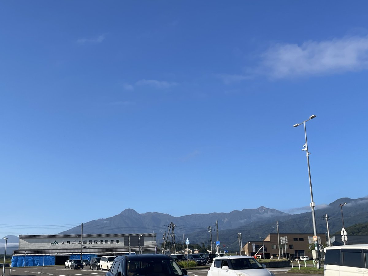 0419_marimo's tweet photo. 妙高は晴れ☀️ https://t.co/QooEXVGaw1