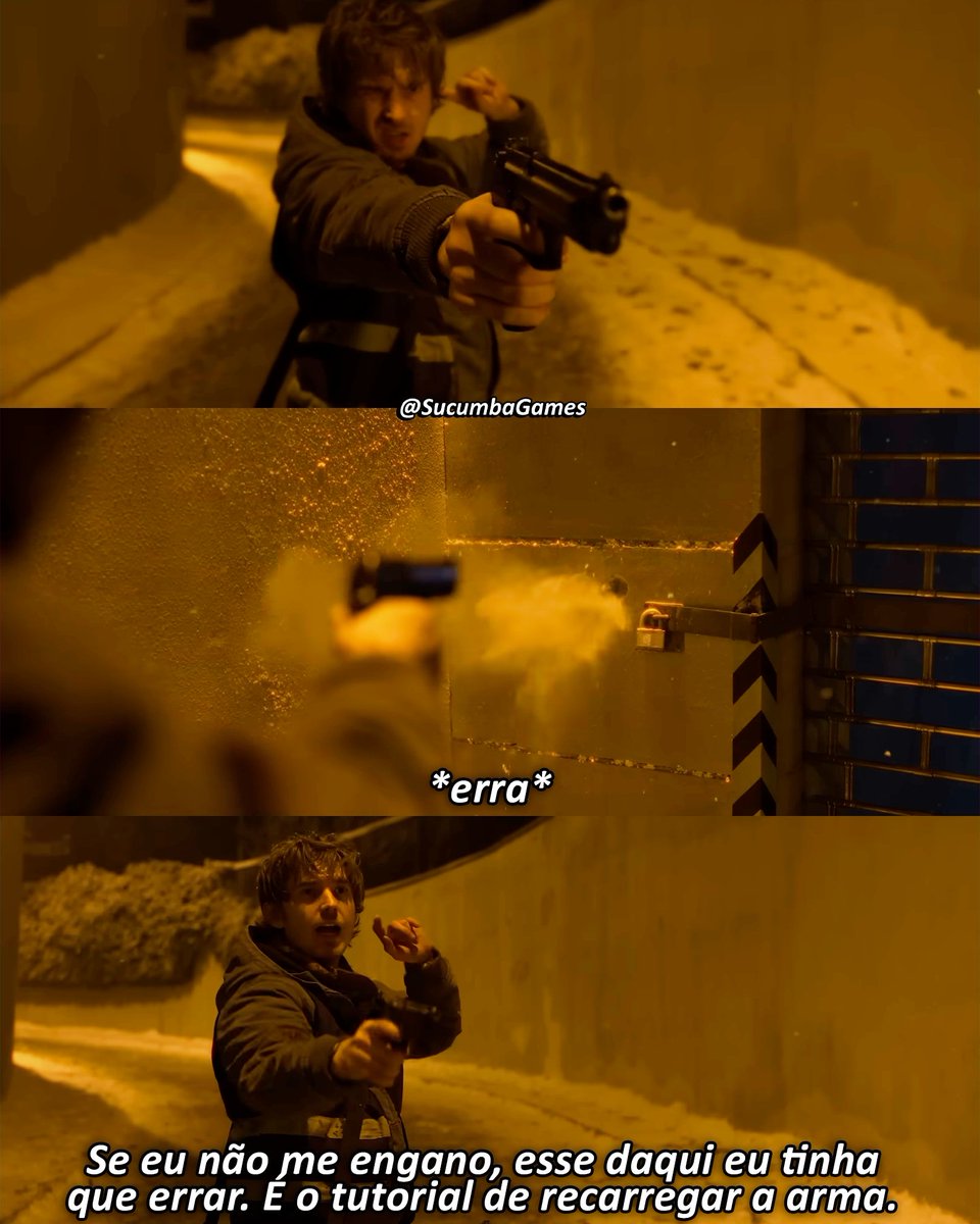 SucumbaGames's tweet photo. Todo mundo na minha sessão pirou com essa referência no filme do Resident Evil (completamente real, acreditem em mim) https://t.co/MjaBYa05Hq