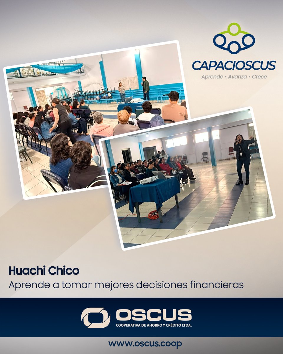 CoopOSCUS's tweet photo. 💡 ¡Aprender a manejar tu dinero cambia las reglas del juego!
Estuvimos en Huachi Chico con #CAPACIOSCUS, compartiendo herramientas clave para aprender a tomar mejores decisiones financieras.
¡Aprende, avanza y crece junto a nosotros! 🚀
#CapaciOSCUS #HuachiChico #AmbatoSur https://t.co/Yff4KSnNXg