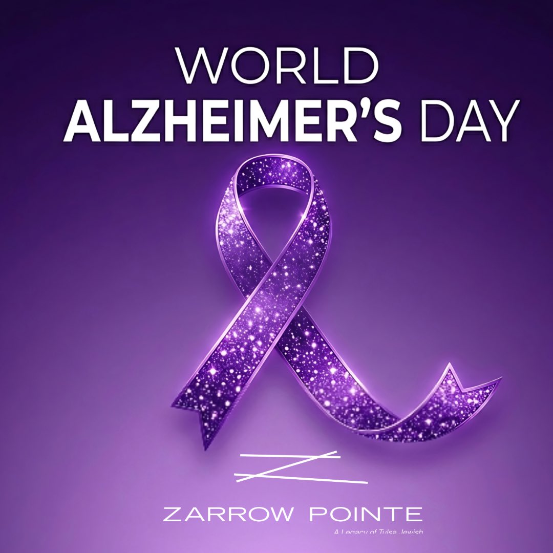 ZarrowPointe's tweet photo. World Alzheimer’s Day is an important reminder of the millions of individuals and families whose lives are touched by Alzheimer’s &amp; other forms of dementia.

This month, &amp; all year, we honor those living w/Alzheimer’s, those who love them, &amp; those working for a world with out it. https://t.co/FWAKaad4Ca