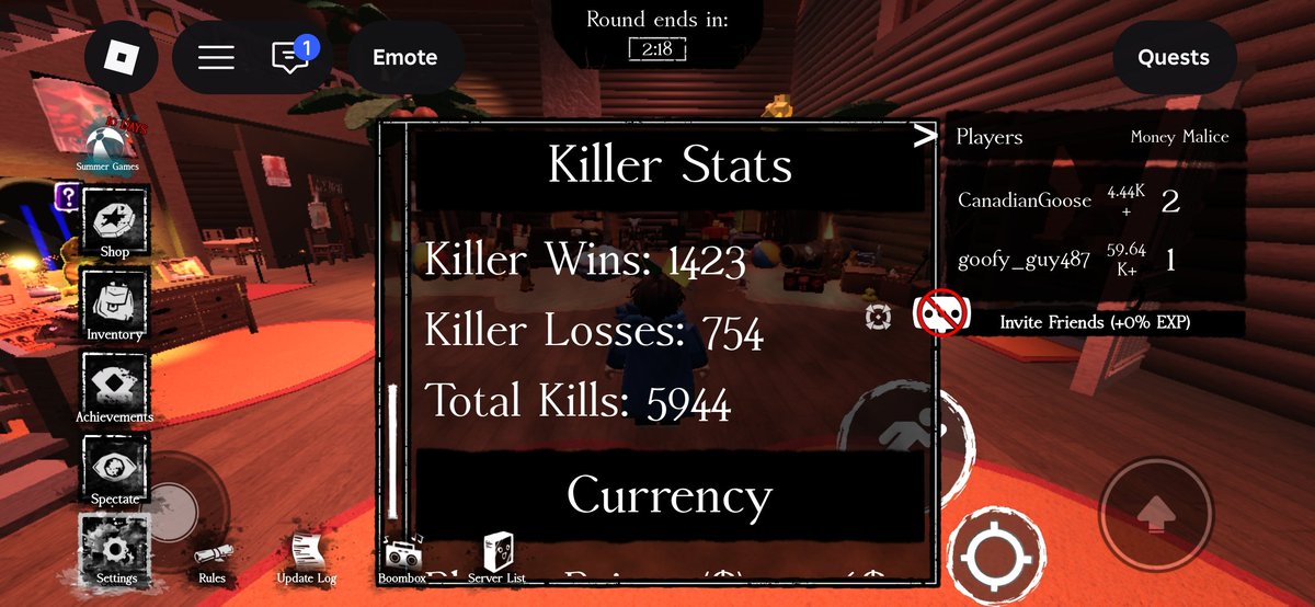 CanadianGoose_0's tweet photo. @rblxforsaken Fuck yea I need better stats https://t.co/YVd6lyQchF