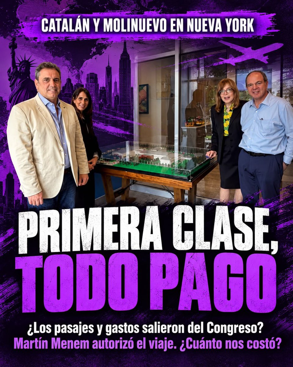 AlonCintia's tweet photo. Desde Buenos Aires opinan de Tucumán; desde Nueva York también. Lo que cuesta es encontrarlos acá. @catalanlisandro y @SoleMolinuevo viajaron en primera y con gastos pagos. Si dicen que fue por la provincia, cuenten qué consiguieron y cuánto nos salió. https://t.co/mxJFSeePV3