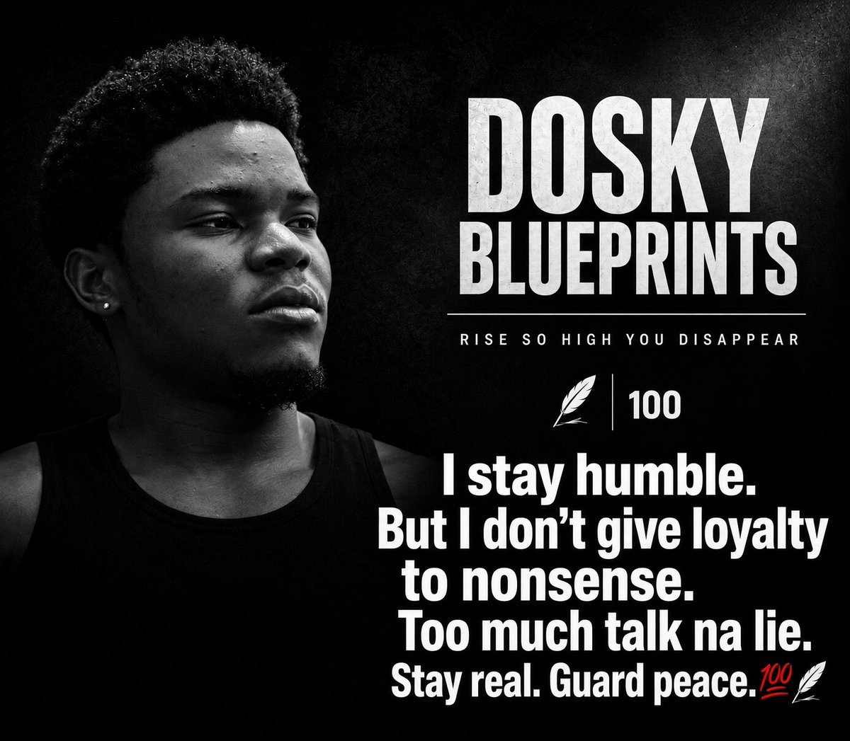 1OmaleDosky's tweet photo. Humble doesn’t mean you swallow every story. Loyalty is earned by consistency, not volume.💯🪶 https://t.co/dAHoBjox9F
