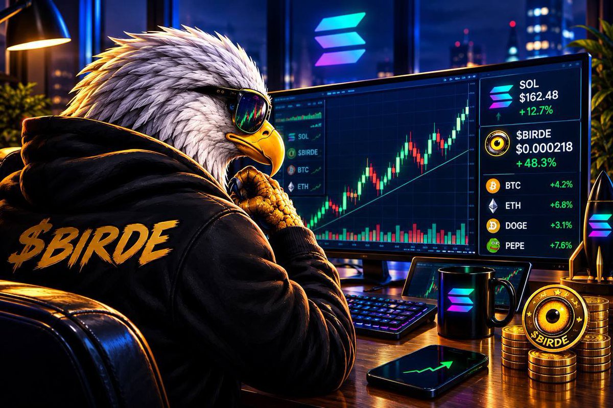 Golden_jnr01's tweet photo. @sirPUMPY $BIRDE @birdeyememe
  early Solana meme on https://t.co/Z4amA6mypf, tiny cap, community just starting to form. Not financial advice. DYOR. https://t.co/0uBuJ8kdq7