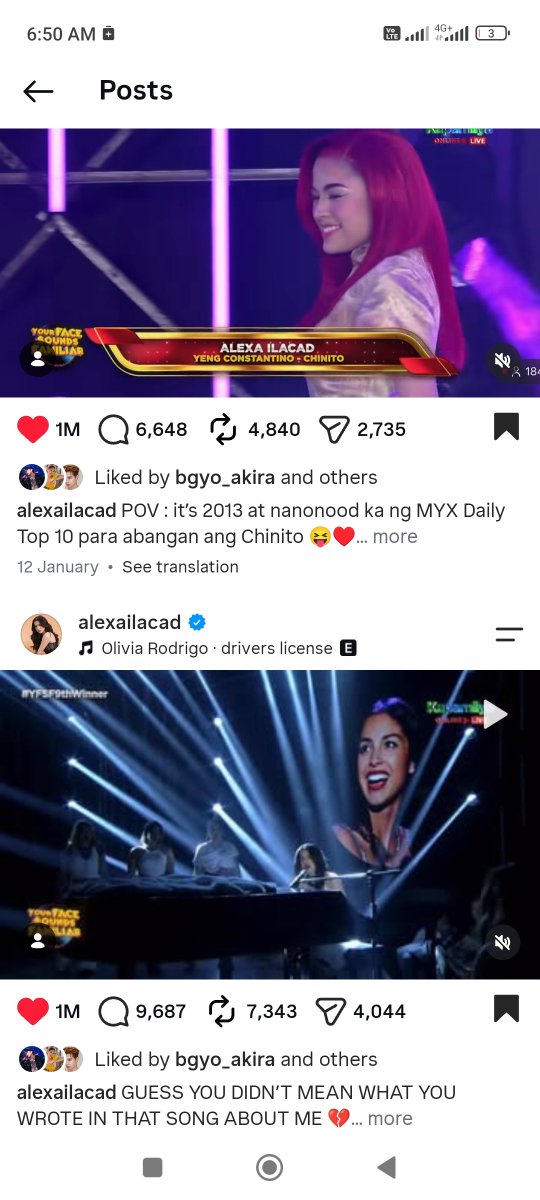 143v3rmarie's tweet photo. Wow! Naka 1million likes na din ang Chinito gaya ng Driver's license performance nya.

#AlexaIlacad @alexailacad https://t.co/SJmTducJcX