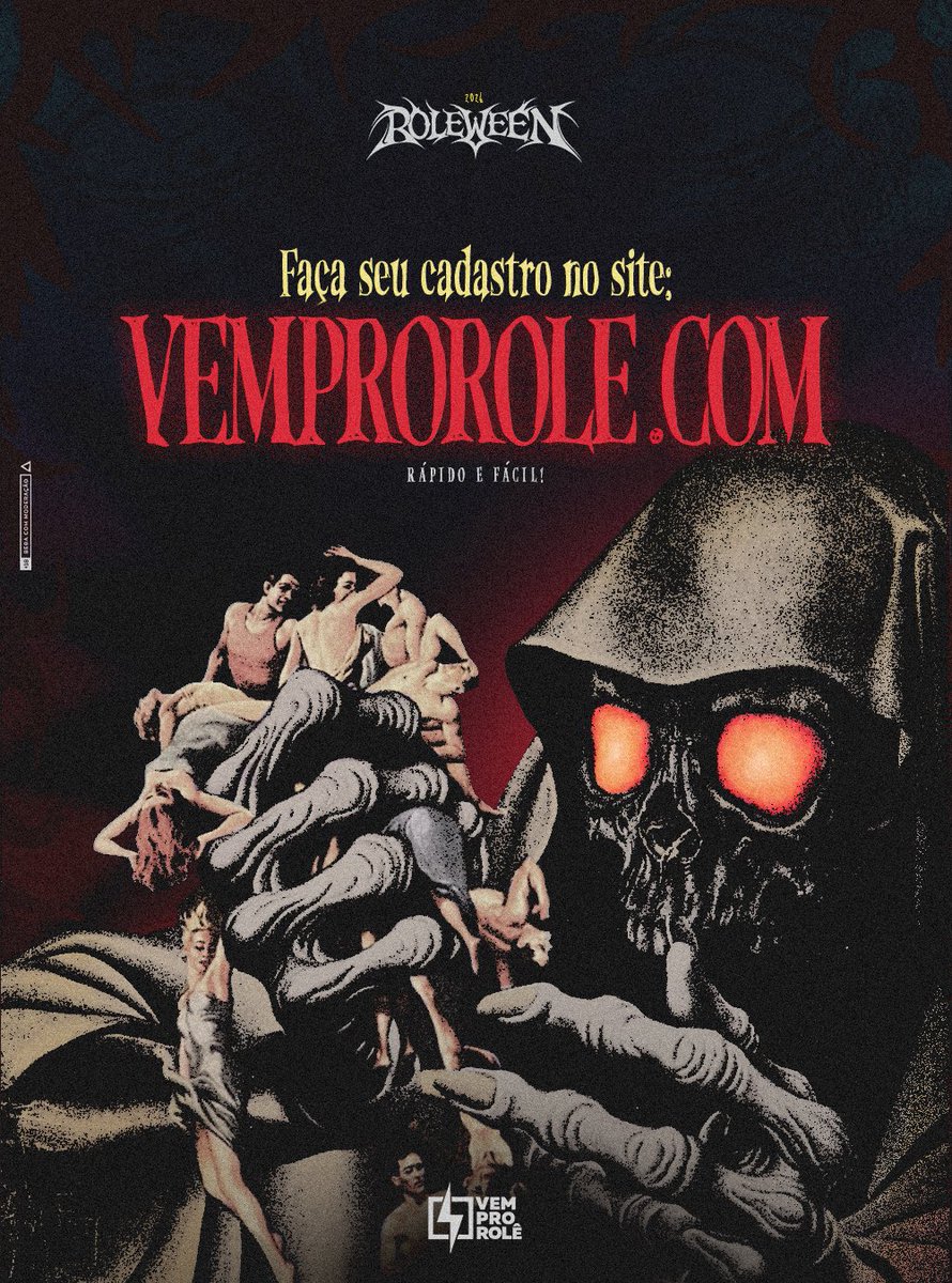 vemprorole_'s tweet photo. 🩸 O PESADELO COMEÇA A SER REAL ⚡️

O pré-cadastro do Rolêween 2026 já está liberado. 👁️‍🗨️
Cadastre-se agora pelo https://t.co/ECZS8Xx9pu e prepare-se.

🎟️ As vendas começam dia 27.09.

ROLÊWEEN 2026 - Não é um sonho, é pesadelo👹 https://t.co/AQb4LB1U8i
