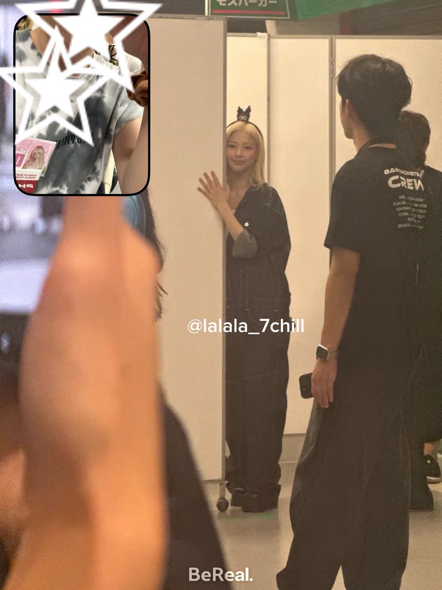 lalala_7chill's tweet photo. 260922 BABYMONSTER お見送り会

最後急いで撮ったんだけど
このルカさん可愛すぎて💕💫✨️

#RUKA #ルカ #루카 #베이비몬스터 https://t.co/Xv4lyN4gIS