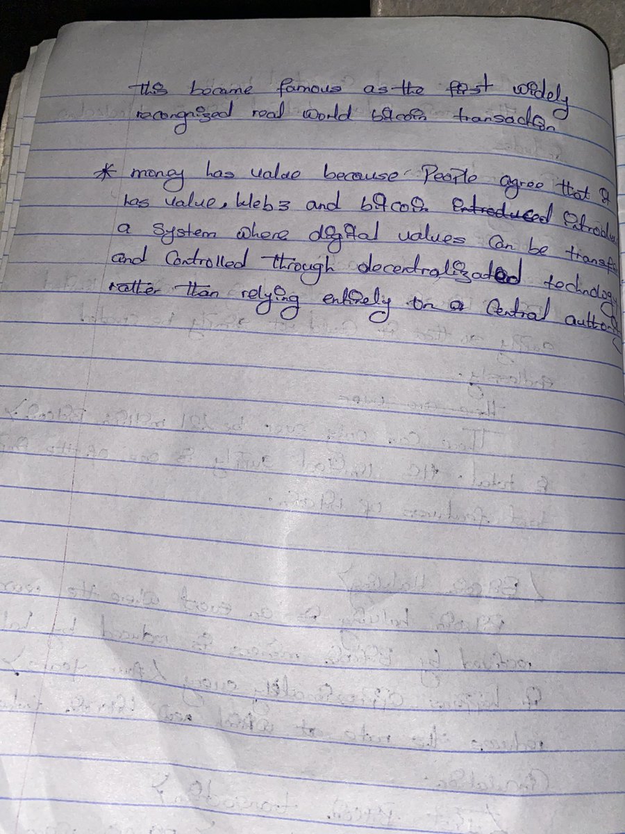 princexss111's tweet photo. Day 2 of my learning journey. 📝
Today was another opportunity to learn, take notes, and understand things from a different perspective. #CryptoWithShola            @itsSh0la @CyrusOlogun @highchiefebuka @peetahlaw__ https://t.co/jZyHKFWtFN