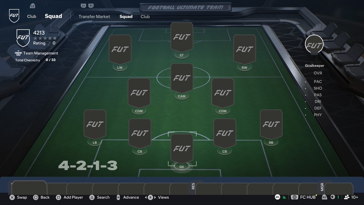OS__FUT's tweet photo. بعد تجربة اغلب الخطط في FC27 🚨

- خطة 4213 الافضل حاليًا 💯

• دفاعيًا ممتازه مع تواجد 2 CDM 🔒

• هجوميًا فتاكة مع RW / LW تمركزهم هالجزء خيالي 🔥 

* جالسين نطبخ تكتيك لها بينزل قريب باذن الله ⏳ https://t.co/bC9mQp3x9u