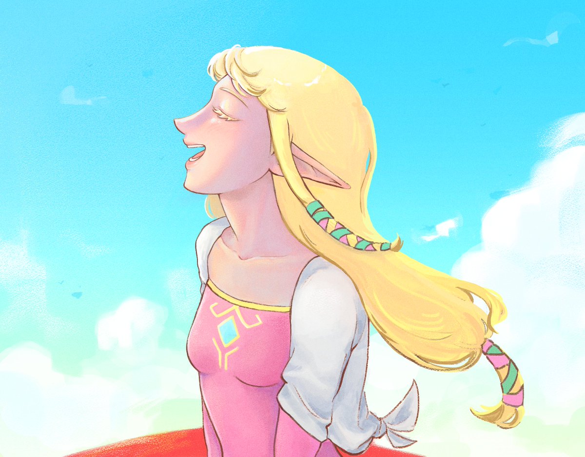 Potatoinkk's tweet photo. ☁️🩷 #tloz #zelda #skywa https://t.co/OFLrW0klml