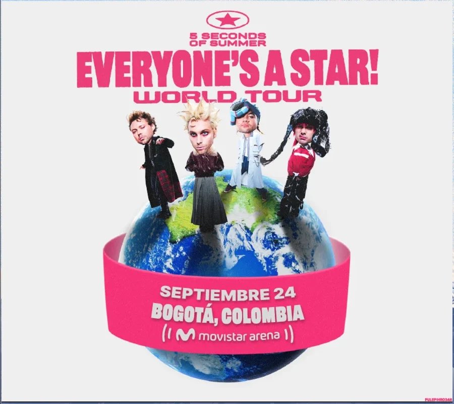 musictrendscol's tweet photo. Convocando a quienes no tengan entradas para @5SOS y no se quieren quedar por fuera ⭐️

Estamos sorteando 2 pases dobles en platea 🩷

El enlace se los dejo abajo 🔗 https://t.co/cSleEWTFFi
