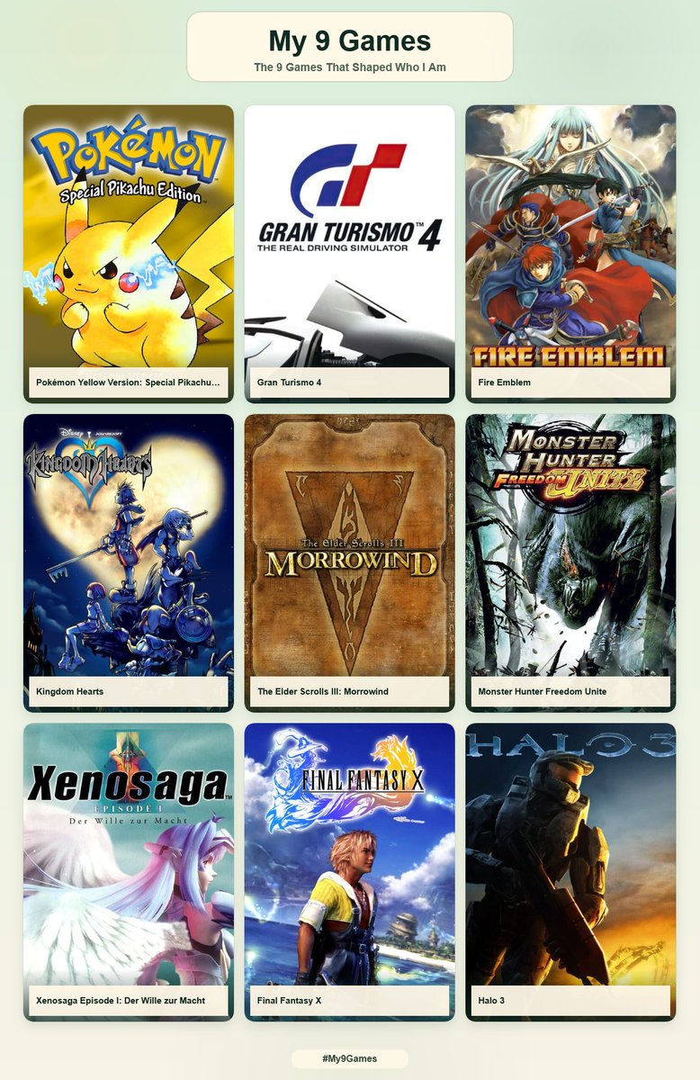 Undyinglord1's tweet photo. My 9 games https://t.co/aRuHwT9JUC