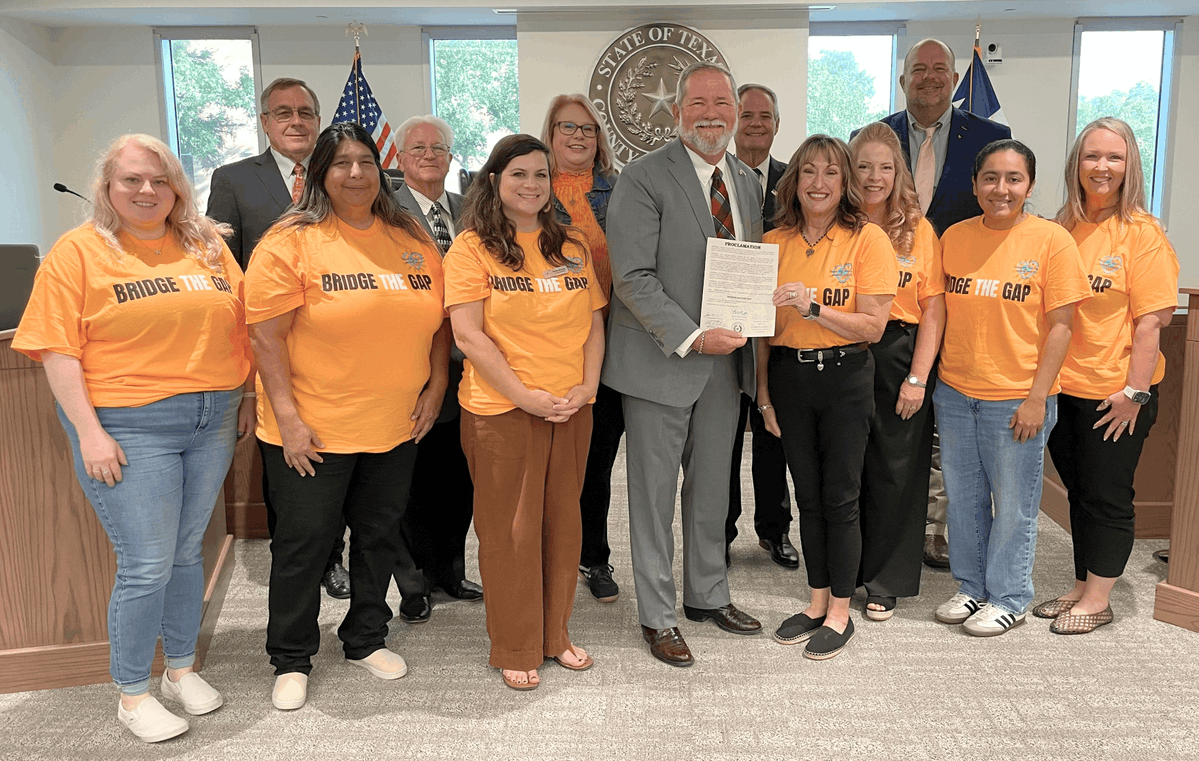 BrazoriaCounty's tweet photo. Brazoria County Commissioners Court recognized September 29, 2026, as "Hunger Action Day" and honored the work of the Hunger Free Coalition of Brazoria County through Harvest for the Hungry.

This summer, the coalition’s Bridge the Gap Project delivered 1,920 meals to 240 Brazosport ISD students over four weeks. The coalition is now preparing to support families during Fall Break, with a goal of expanding the project to school districts throughout Brazoria County.

Thank you to everyone working to help our neighbors facing hunger. 🧡