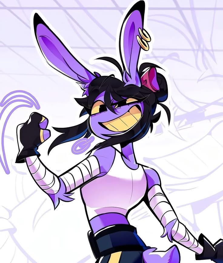 olivia_addams1's tweet photo. ✨ Purple vibes big smiles and a little bit of chaos! 💜🐰

#jax #jaxfanart https://t.co/bAFUbzcZVm