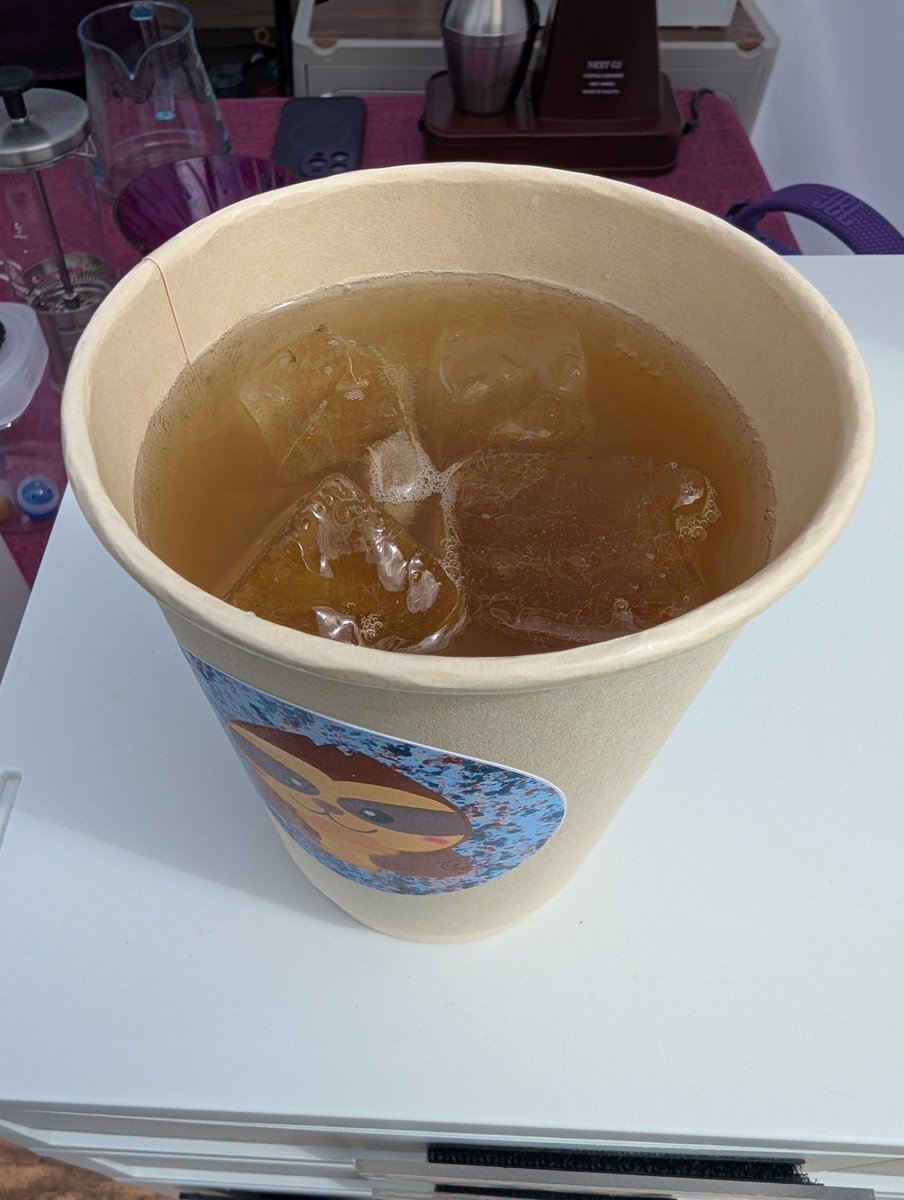burankochan3ga's tweet photo. のっそりさんで本日限定のマテ茶あります！ https://t.co/KRfjc2ltet
