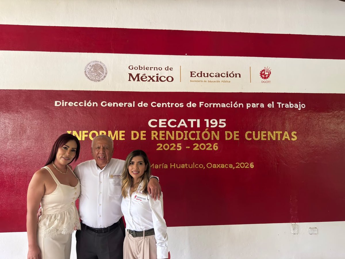 fgymexico's tweet photo. 📍 Hoy llevamos nuestro trabajo al territorio de Huatulco, Oaxaca, para supervisar directamente los avances y el equipamiento de los planteles CECATI 195 y 148.  

​🩺 En el @CECATI195 presenciamos el alto nivel de preparación de nuestras y nuestros estudiantes de enfermería, quienes realizaron una demostración de reanimación cardiopulmonar (RCP).

​⚙️ Durante nuestro recorrido por el @Cecati148 comprobamos la calidad práctica en las especialidades de mecánica, preparación de alimentos, estilismo, confección de prendas, inglés e informática.

​🗣️ Mantener este diálogo constante es fundamental para la construcción de nuevas y mejores oportunidades de desarrollo. Nuestro compromiso es brindar a toda la población una capacitación digna y de excelencia.

​#Oaxaca #Huatulco #CECATI #DGCFT #Educación #SEP #FormaciónParaElTrabajo #Capacitación