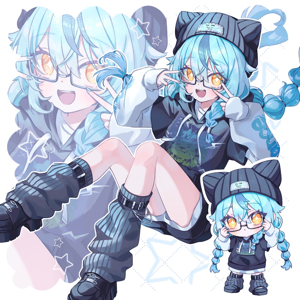 mokomokoloa's tweet photo. 🩵𝜗𝜚.✩⋆·̩͙ (ᴗ͈ ᴗ͈)
 #シルバーウィークはフォロワーさんが増えるらしい https://t.co/7Io8a8A7MT
