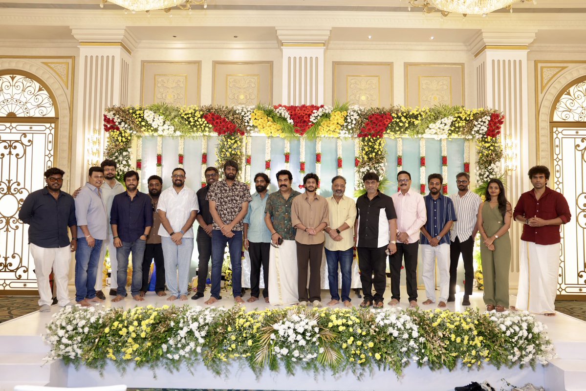 7screenstudio's tweet photo. The next chapter begins with blessings, love and a whole lot of excitement ❤️‍🔥🎬

#LkAkshayKumar03 

With the blessings of the senior stalwarts of the industry, we have kick-started this special journey.

Starring 
@lk_akshaykumar #SurajVenjaramoodu #Chetan 

#VishnuAmaran @SaravananDP @HeshamAWmusic @kalaivananoffl @HariharanPS_ @surithanu @AMBANINSK @arunisred @proyuvraaj

Co-Produced by: #LKVishnuKumar
Produced by: #SSLalitKumar