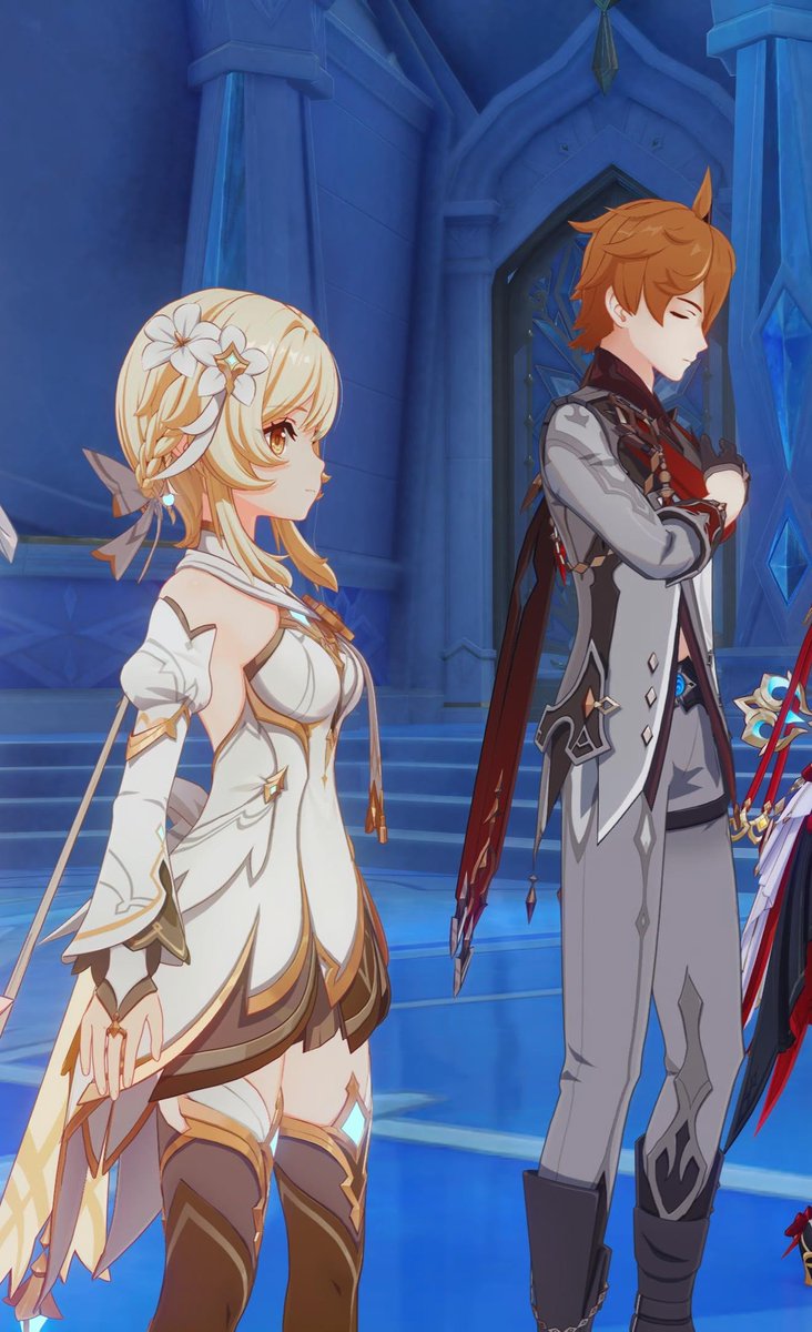MoonrabbitC3's tweet photo. "When it starts, just stand next to me." - Childe

I really love Chilumi. Childe is so good to her all the time. They're easily the best Genshin Impact ship. 🫶

#genshinimpact #chilumi #childe #lumine #videogames https://t.co/DwH9m8mngz