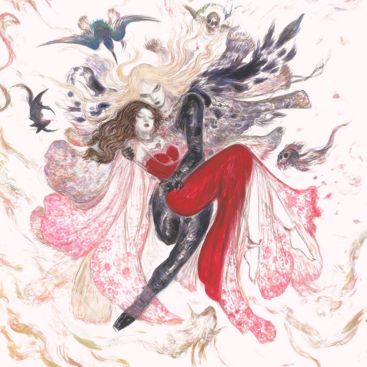 YoshitakaAmanoO's tweet photo. Yoshitaka Amano x 2hollis’ New Album "Pirouette"

https://t.co/IfXFD4dPfT https://t.co/WYZ5s58TuU