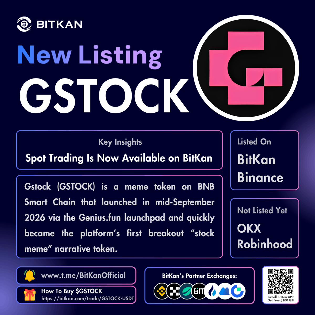 BitKanOfficial's tweet photo. π₯ New Listing: @Gstockbsc #GSTOCK spot trading pair is now available for trade on BitKan Crypto Exchange
gstock:native Spot Trading Pair:
https://t.co/FHA8ExfhvN
Official #BitKan Announcement
https://t.co/7jPtZ1ZeJI
Free $100 New User Sign-Up Gift:
https://t.co/41X7AjqzsA https://t.co/YKE8ME9H22