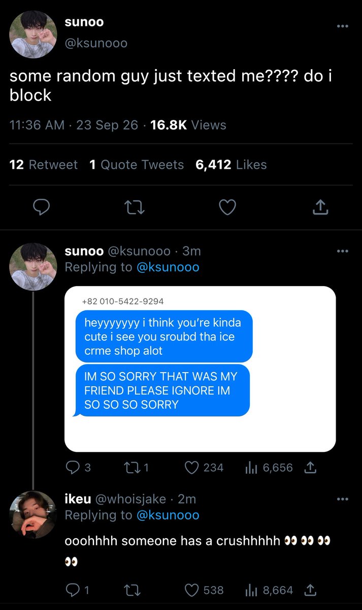 sunsqreds's tweet photo. one shot socmed au for a wip #sunsun fic im working on hehehe… it’ll be a 10k oneshot 🥸🥸 https://t.co/KWsEZKu5dh
