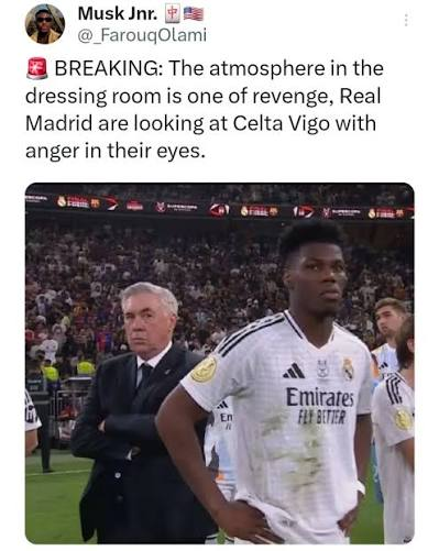 FCB_Shivvy's tweet photo. @johnnycortes Mbappe after losing the Semi final to Spain. https://t.co/sG6ADxR07L