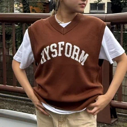 ミュージシャン HYSFORM ARC KNIT VEST VERTICAL_GARAGE on X: 
