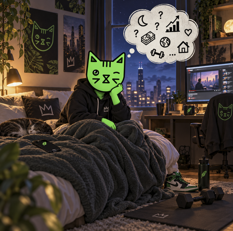 Hoodcat_CTO's tweet photo. the vision gets louder at night. https://t.co/BxddC8uKpr