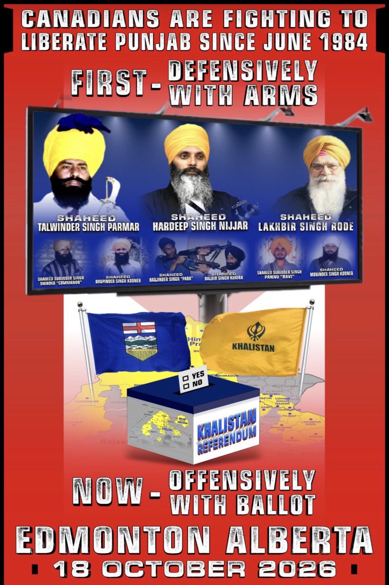MattewalGroup's tweet photo. #Khalistan is the only solution.
Balkanize Soviet India 🇮🇳. #SFJ #vote #FreeKhalistan #canada #USA #UK #Australia #NZ #Nato https://t.co/G1CqWtip45