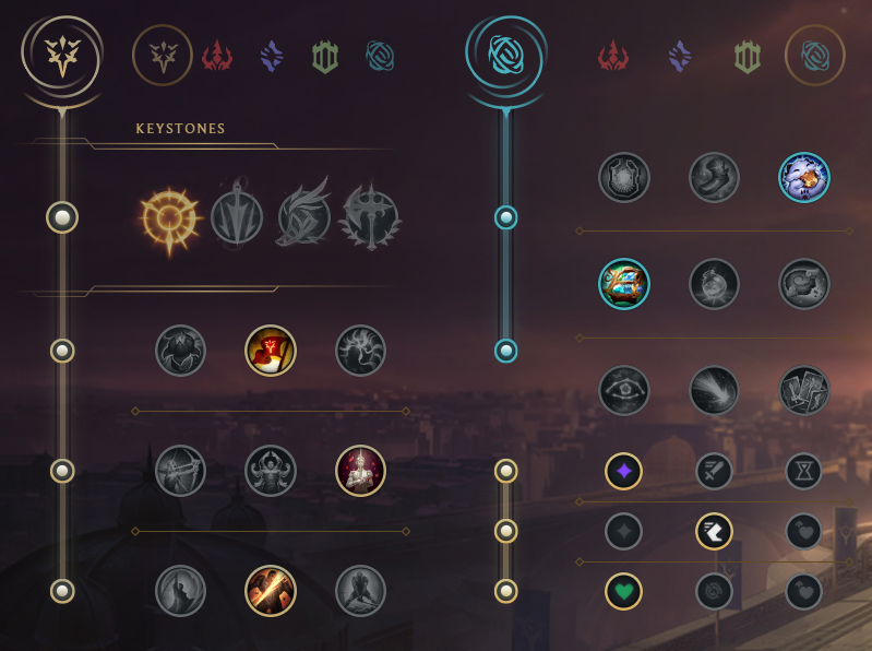 34daynean's tweet photo. In honor of Phel's new ✨ Heartsteel ✨ Skin and him getting buffed this patch I decided it would be a good time create a small, totally well structured and readable Guide to his general Build instead of going to sleep at a reasonable hour or work on my thesis

Happy Apheliosing https://t.co/du5Z2OGODC
