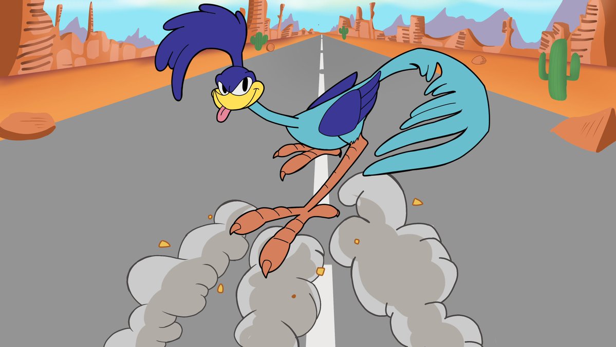 Abe_Doubt's tweet photo. Roadrunner akira slide 
💨

#roadrunner #looneytunes #coyotevsacme https://t.co/pc9CLKlWw4