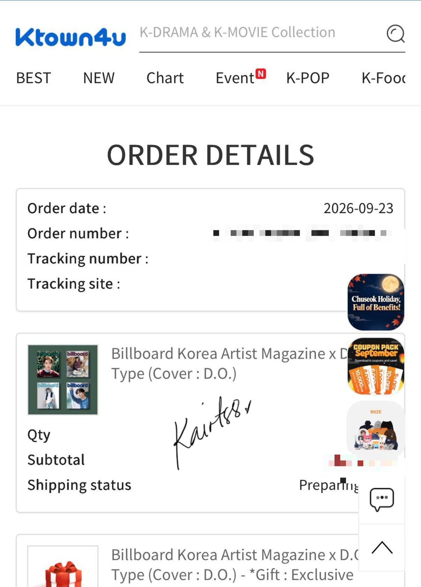 KAIrt88's tweet photo. #kairt88ud 

secured doh kyungsoo billboard magazine 

- ktown4u
- aladin
- whosfanstore https://t.co/Je5sNbCRks